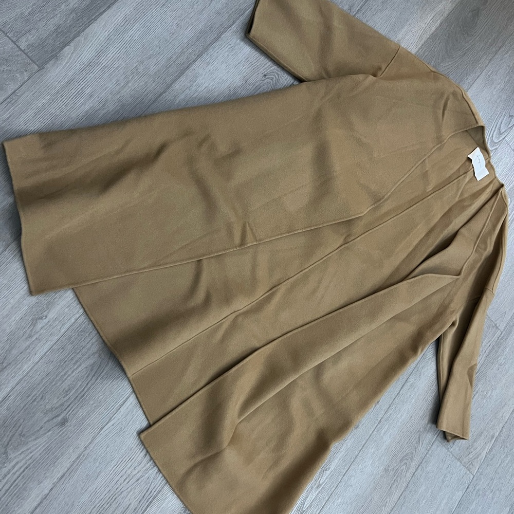 Tan Wool Coat - Picture 2 of 6
